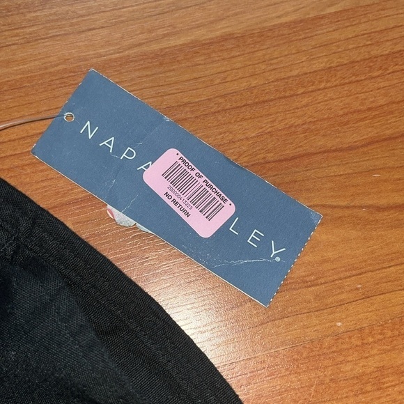 Napa Valley women’s black linen blend pull on trousers size 12 - Picture 6 of 10